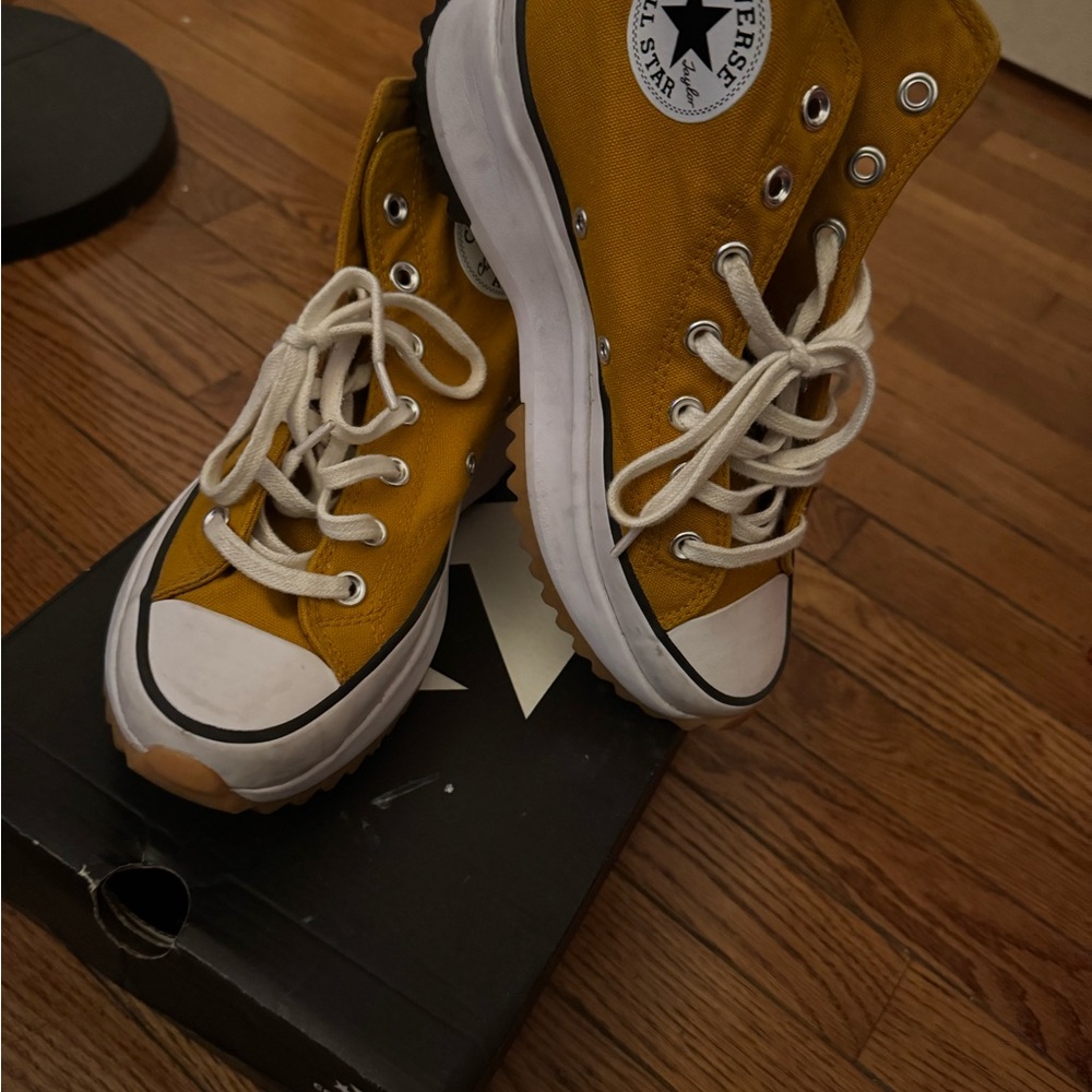 Converse Kids High-Top Sneakers - Yellow
